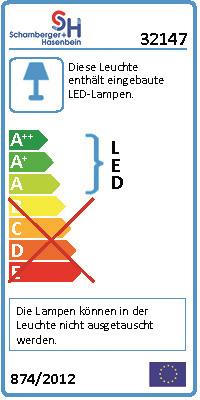 S H LED Panel rund Ø180x40mm 32147 Adalbert Zajadacz GmbH Co KG