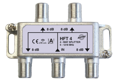 ASTRO Verteiler 4-fach 5-1218MHz   HFT 4 