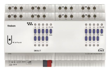 THEB KNX Dimmaktor          DM 8-2 T KNX 