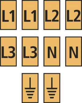 Hellermann WIC1-L1,L2,L3,N,Earth-PA66-YE 