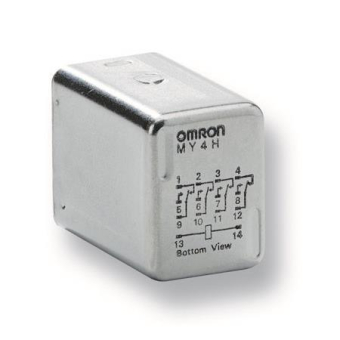 Omron Leistungsrelais          MY4H 24DC 