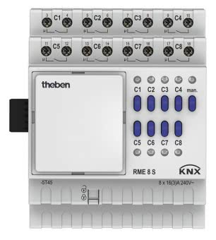 THEB EIB/KNX Schaltaktor     RME 8 S KNX 