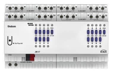 THEB KNX Jalousieaktor        JM 8 T KNX 