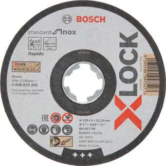 Bosch X-LOCK Trennscheibe 125mm 