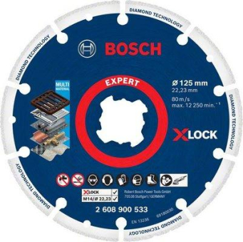 Bosch X-Lock Diamant-Trennscheibe 125mm 