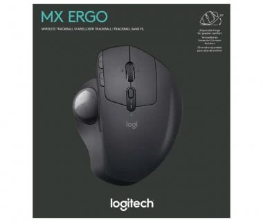 Logitech MX Ergo schwarz optische Maus 