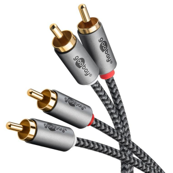 Goobay Audio-Kabel Cinch 2m 