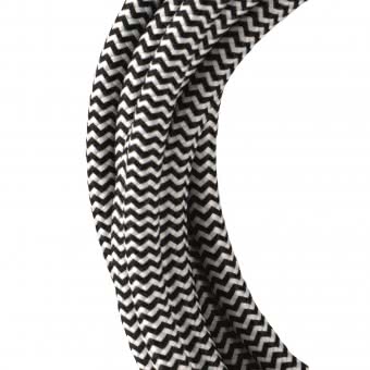 BAIL Textile Cable 3C Black/White 139752 