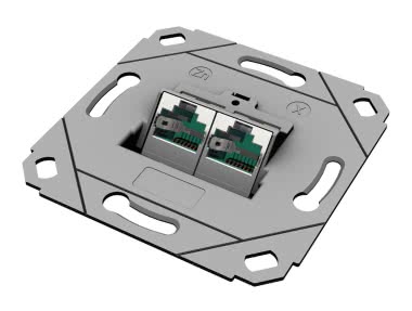 EasyLan designfähige Modulaufnahme leer 