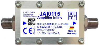 Jultec SAT-Inline-Verstärker     JAI0115 