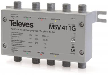 Televes Verstärker 4xSAT MULTRIX MSV411G 