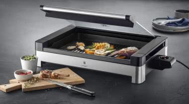 WMF LONO Tischgrill mit Glasdeckel 