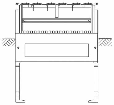 ABN Festplatzsockel Gr.1 3-feldrig SX009 