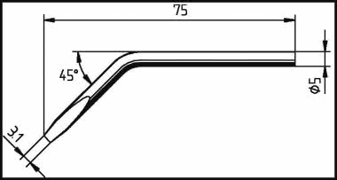 Ersa Lötspitze ERSADUR 3,1mm   0052JD/SB 