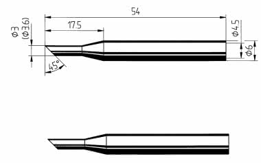 Ersa Lötspitze ERSADUR 3,6mm   0162LD/SB 