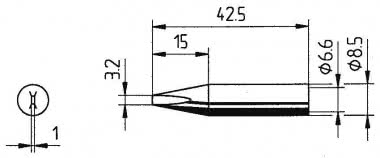 Ersa Lötspitze ERSADUR-LF    0842EDLF/SB 