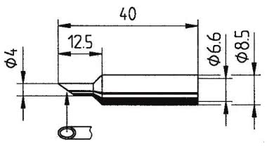 Ersa Lötspitze ERSADUR 4,0mm   0832PW/SB 
