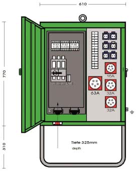 ET Verteilerschrank im    V 63N/A/6121-3 