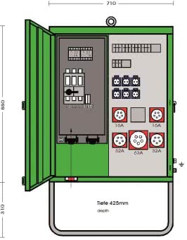 ET Verteilerschrank im    V 63N/A/6221-2 