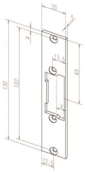 FF Schließblech ProFix 2 -------68835-01 