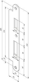 FF LAP-SCHLIESSBLECH A   Z09XSBL-02----1 