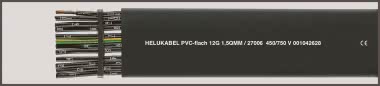 HELU PVC-flach 12G2,5 schwarz      27011 
