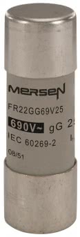 Mersen 22x58 gG 400-690V 25A     N212072 
