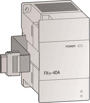 Mitsubishi SPS FX3U Analog      FX3U-4DA 