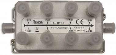 Televes Abzweiger 8fach 12-19dB   AZ819F 