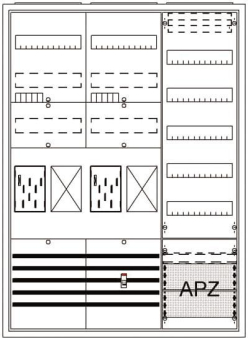 Striebel Komplettschrank AP       BA37CG 