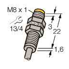 TURCK Induktiver Sensor     NI3-EG08K-Y1 