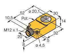 TURCK Induktiver      BI20R-Q14-LU-H1141 