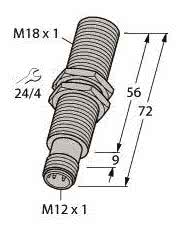 Turck Induktiver      BI8-M18E-LIU-H1141 
