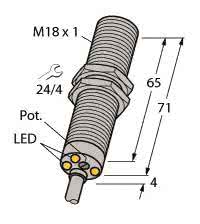 TURCK Induktiver Sensor DBI5U-M18E-AP4X3 