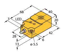 TURCK Induktiver Sensor   NI25-Q20-AP6X2 