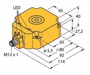 Turck Induktiver   NI75U-Q80-VP4X2-H1141 