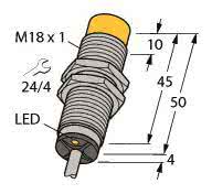 TURCK Induktiver Sensor  NI12U-EM18-AP6X 