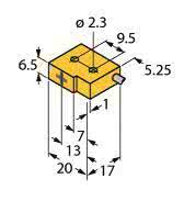 TURCK Induktiver Sensor NI2-Q6,5-AP6/S34 