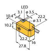 Turck Induktiver Sensor     BI2-Q10S-Y1X 