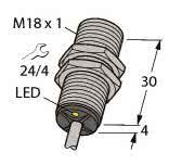 Turck Induktiver Sensor   BI5-G18-Y2X 7M 
