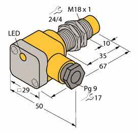 TURCK Induktiver Sensor   NI10-G18SK-Y1X 