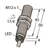 TURCK Induktiver Sensor mit BI4-M12-AN6X 