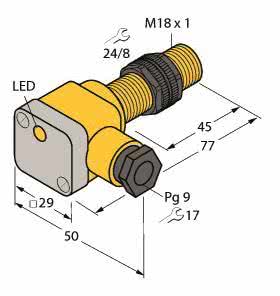 TURCK Induktiver Sensor  NI10-P18SK-AP6X 