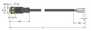 Turck Aktuator-u.Sensor-    RKC4T-10/TEL 