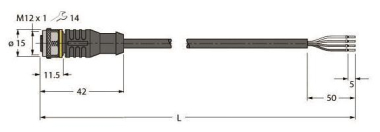 Turck Aktuator-u.        RKC4.441T-5/TEB 