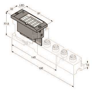 TURCK BL67 Elektronikmodul 2  BL67-2AO-V 