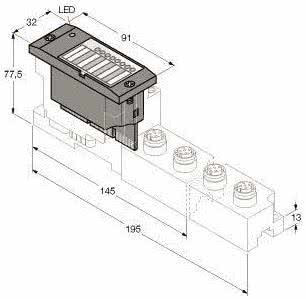 TURCK BL67 Elektronikmodul  BL67-4AI-V/I 