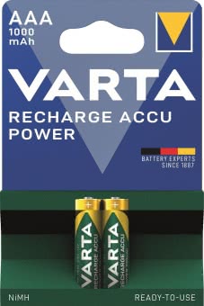 VARTA Akku Micro 1,2V 1000mAh      05703 