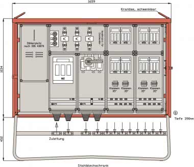 Walther Anschlussschrank 173kVA   WA0044 