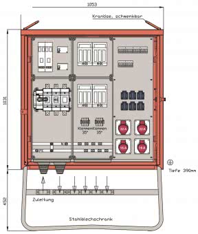 Walther Gruppenverteiler 173kVA WV0078R1 